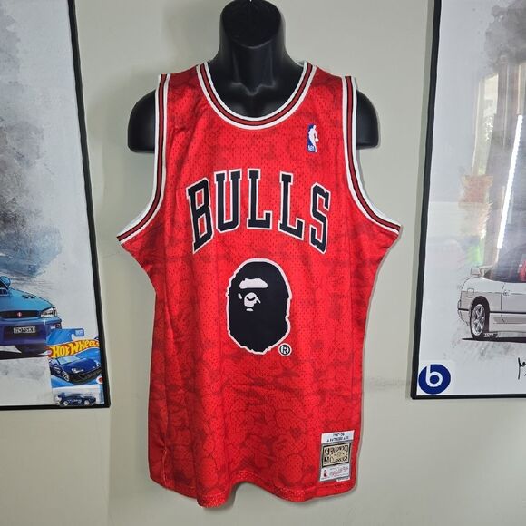 Mitchell & Ness Other - Mitchell & Ness Chicago Bulls Red NBA Jersey
